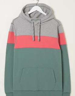 Men FatFace Sweatshirts & Hoodies|Emsworth Stripe Hoodie
