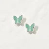 Women FatFace View All|Enamel Butterfly Studs