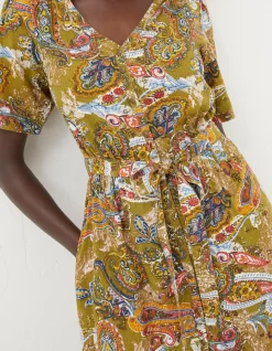 Women FatFace View All|Estelle Paisley Midi Tea Dress