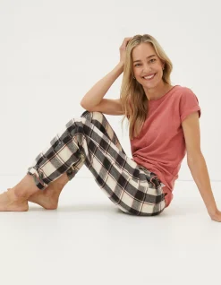 Women FatFace Nightwear & Loungewear|Eva Large Check Pyjama