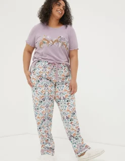 Women FatFace Nightwear & Loungewear|Eva Lino Animals Pyjama Bottoms