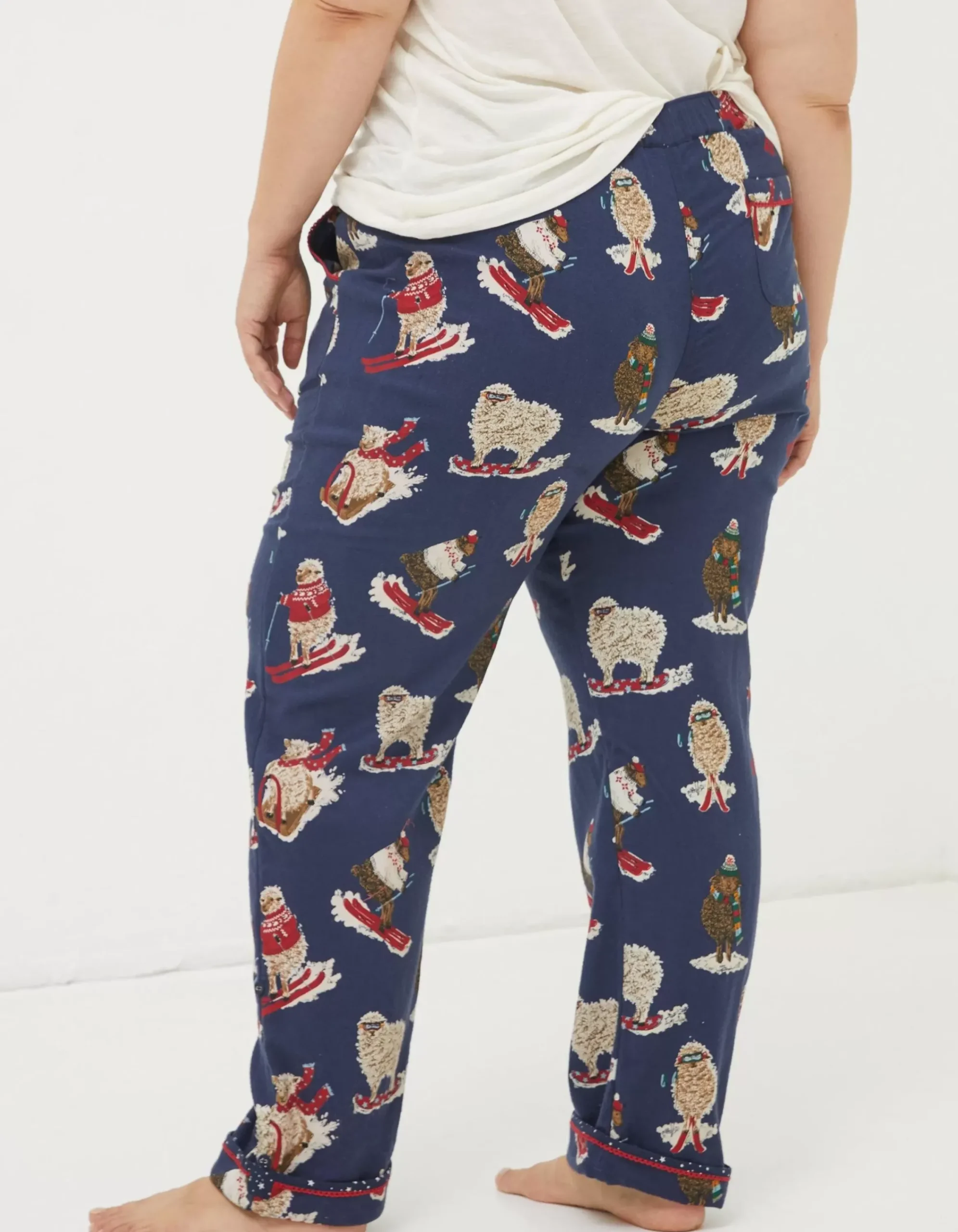 Women FatFace View All|Eva Stevie Sheep Pyjama Bottoms