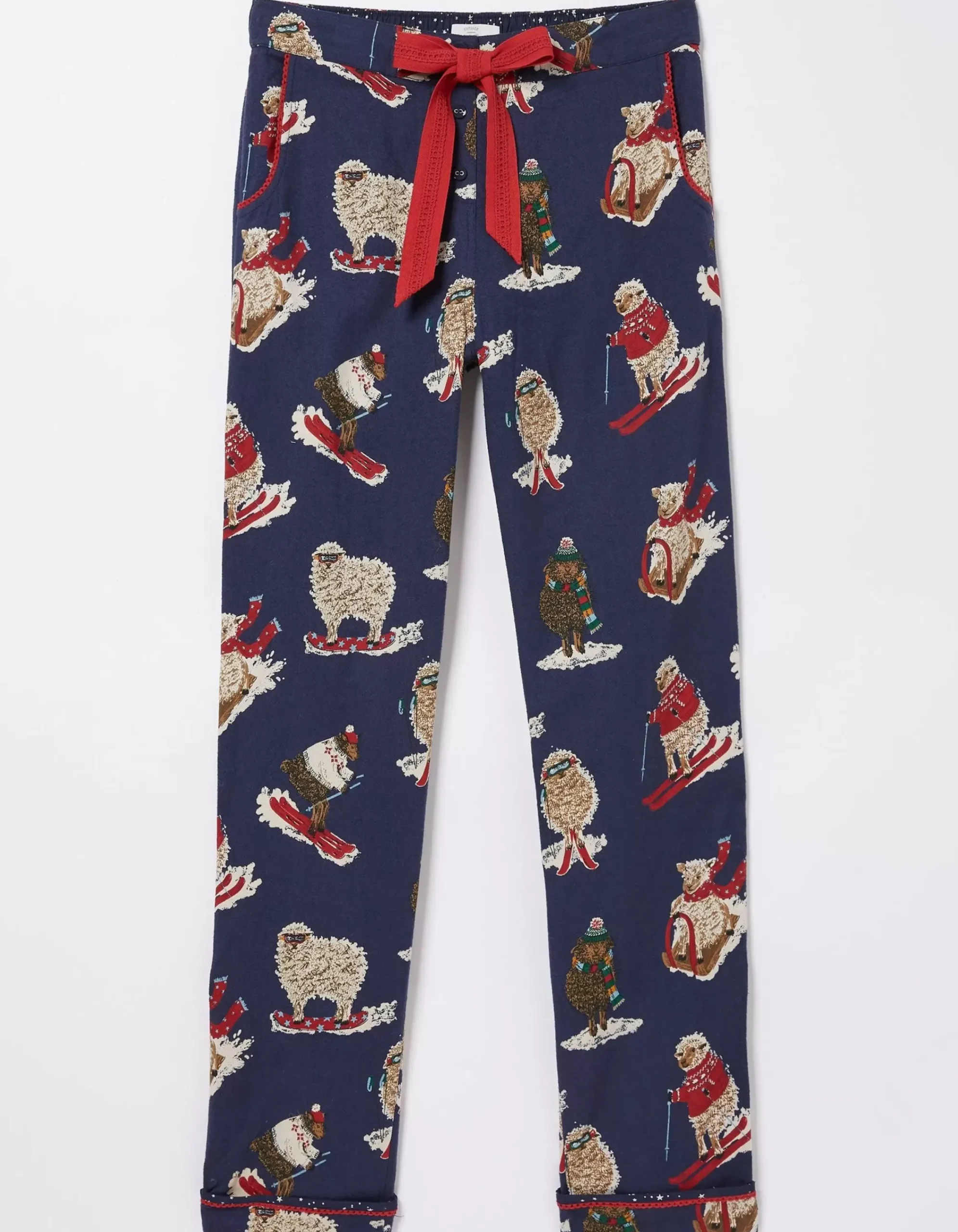 Women FatFace View All|Eva Stevie Sheep Pyjama Bottoms