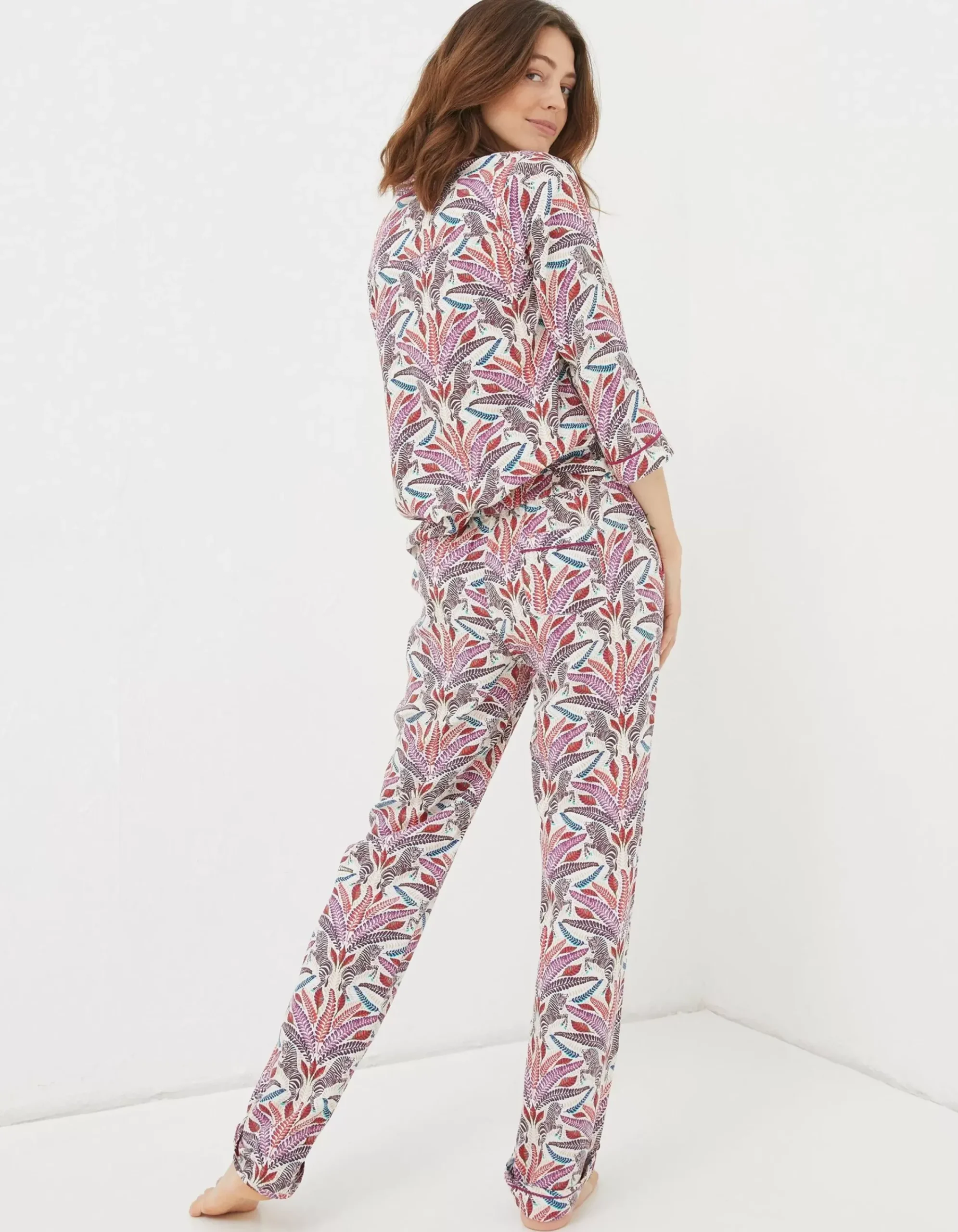 Women FatFace View All|Eva Zebra Pyjama Bottoms