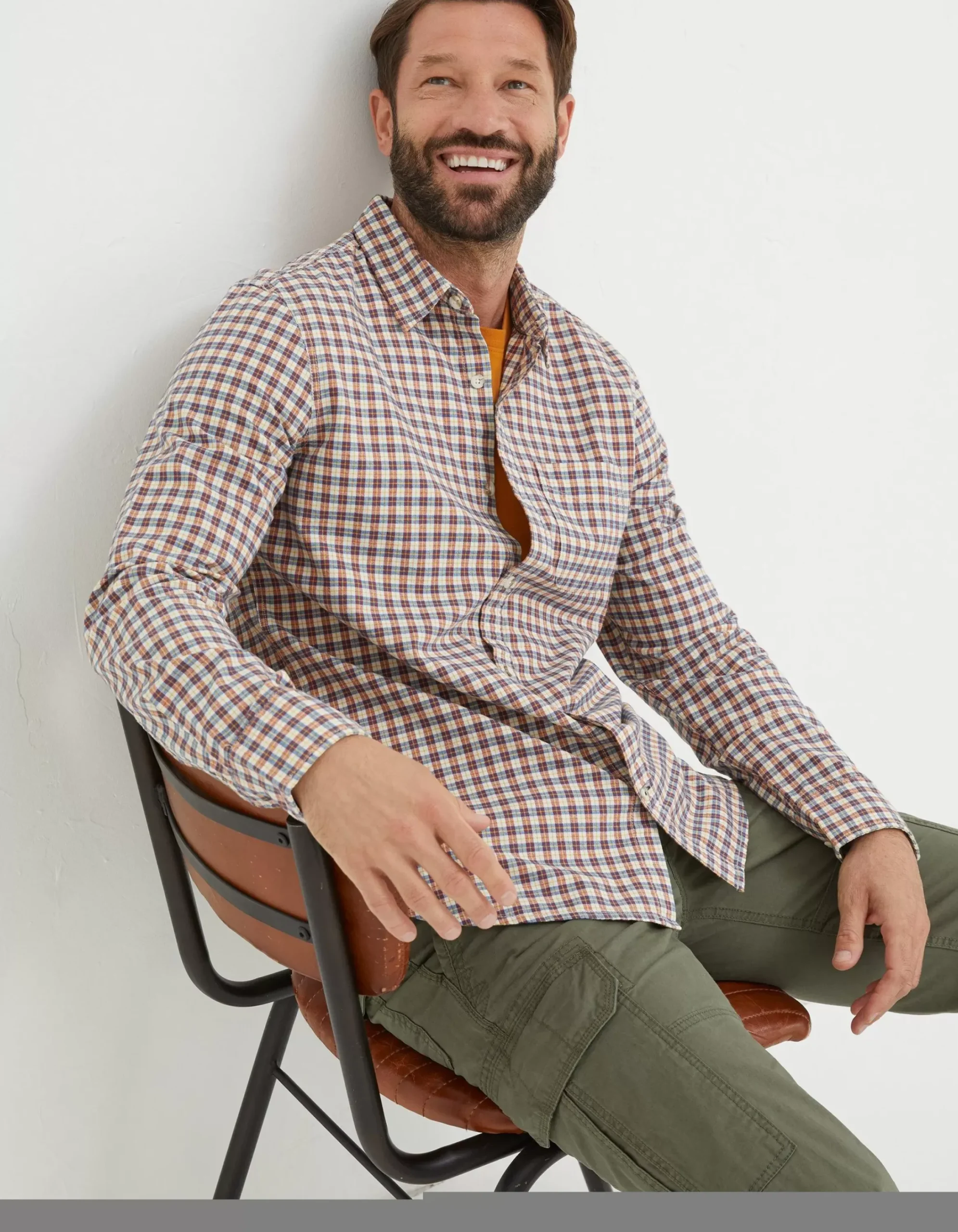 Men FatFace Shirts|Everly Check Shirt