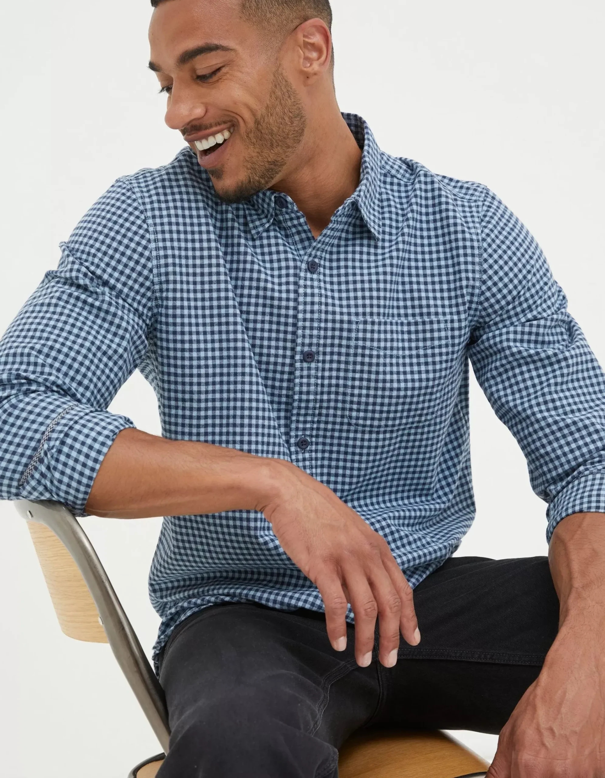 Men FatFace Shirts|Everly Gingham Shirt
