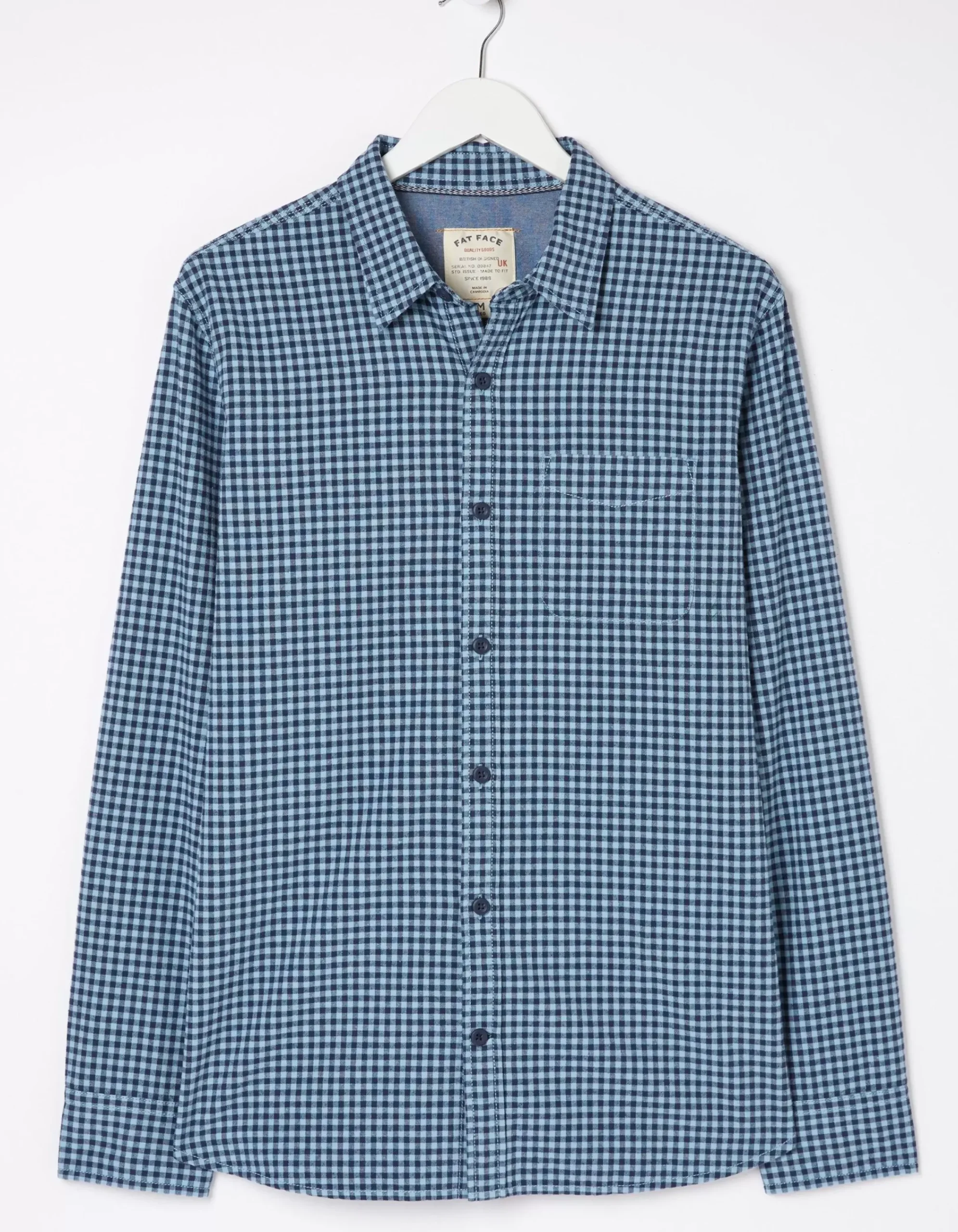 Men FatFace Shirts|Everly Gingham Shirt