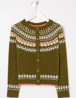 Girls FatFace View All|Fairisle Detail Cardigan