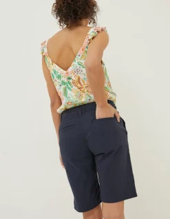 Women FatFace Shorts|Falmouth Bermuda Chino Shorts