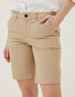 Women FatFace Shorts|Falmouth Bermuda Chino Shorts