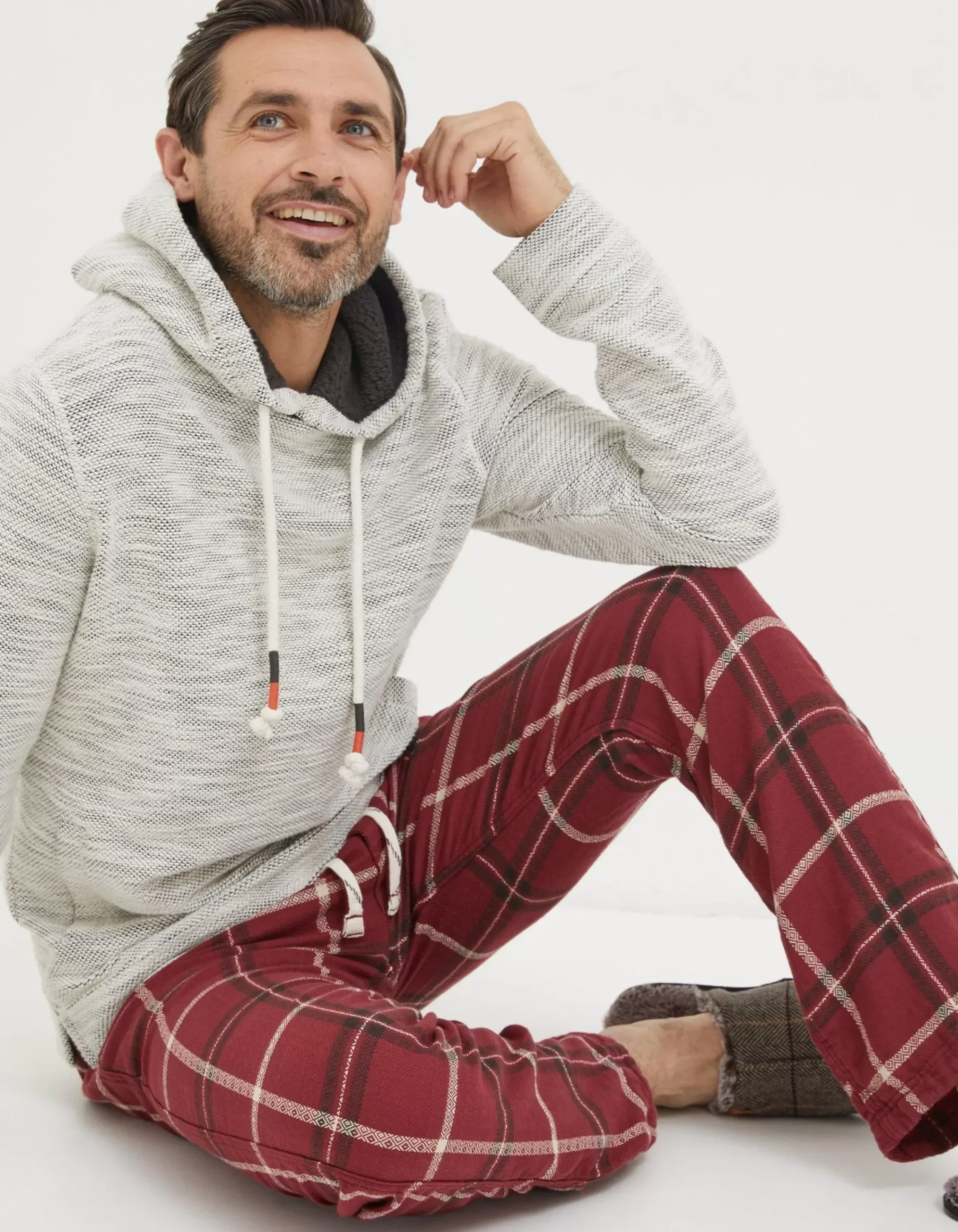 Men FatFace View All|Falmouth Jacquard Pyjama Bottoms