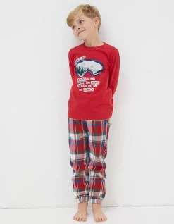 Boys FatFace View All|Family Check Pyjama Set