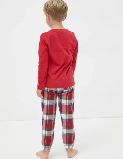 Boys FatFace View All|Family Check Pyjama Set