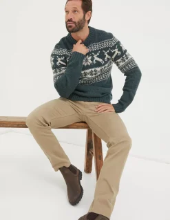 Men FatFace View All|Family Reindeer Christmas Jumper