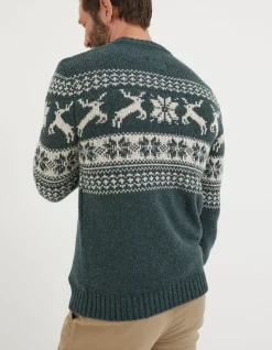 Men FatFace View All|Family Reindeer Christmas Jumper