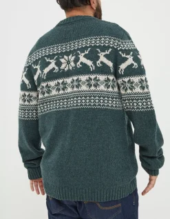 Men FatFace View All|Family Reindeer Christmas Jumper