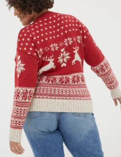 Women FatFace View All|Family Reindeer Christmas Jumper