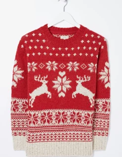 Women FatFace View All|Family Reindeer Christmas Jumper