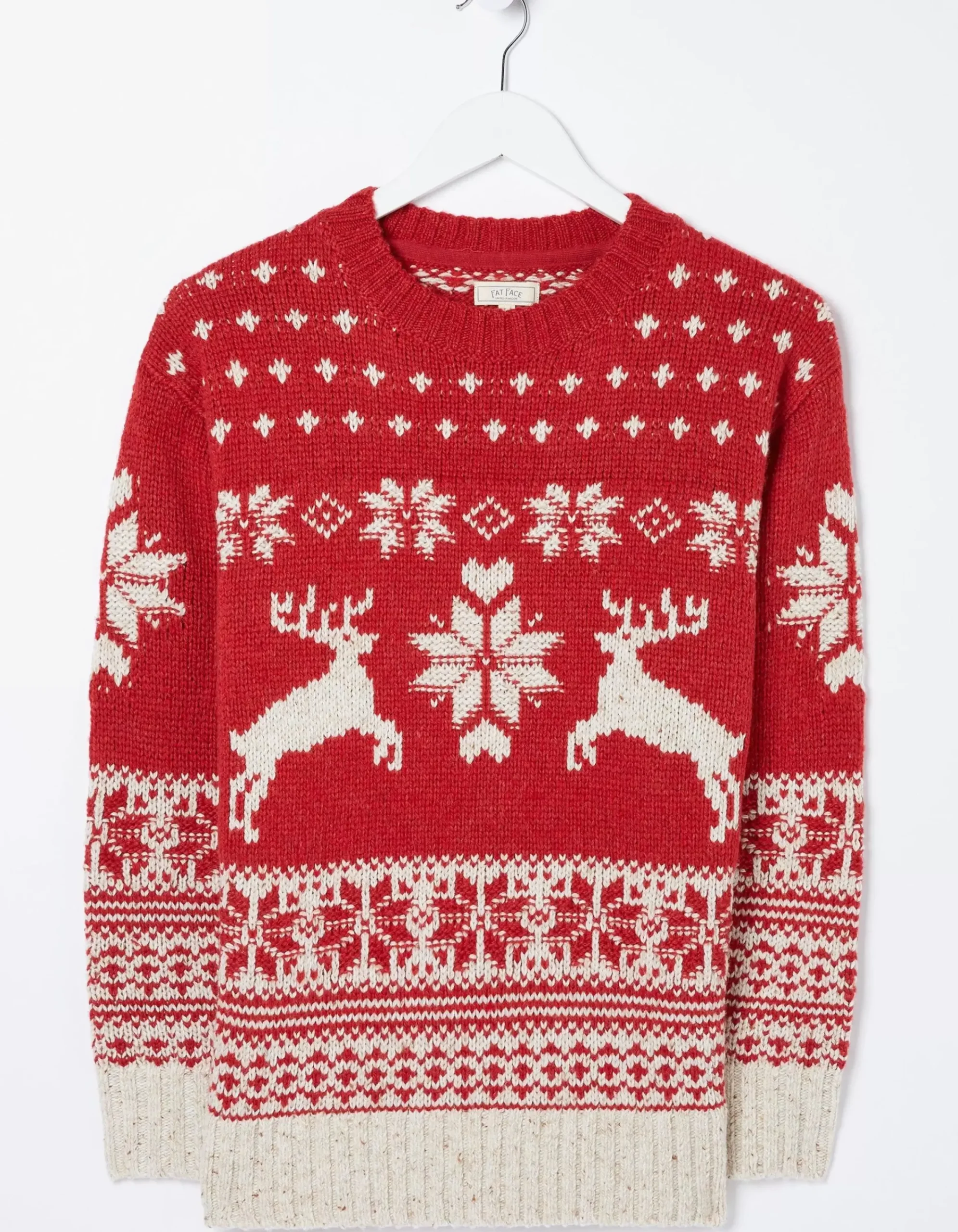 Women FatFace View All|Family Reindeer Christmas Jumper