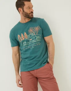 Men FatFace T-Shirts|Surf Club T-Shirt