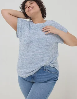 Women FatFace Knitwear|Faye Button Back Top