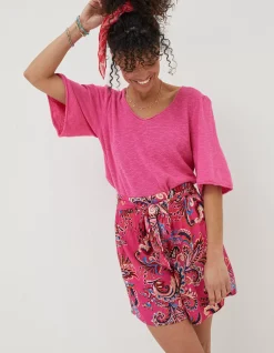 Women FatFace Shorts|Faye Festival Floral Shorts