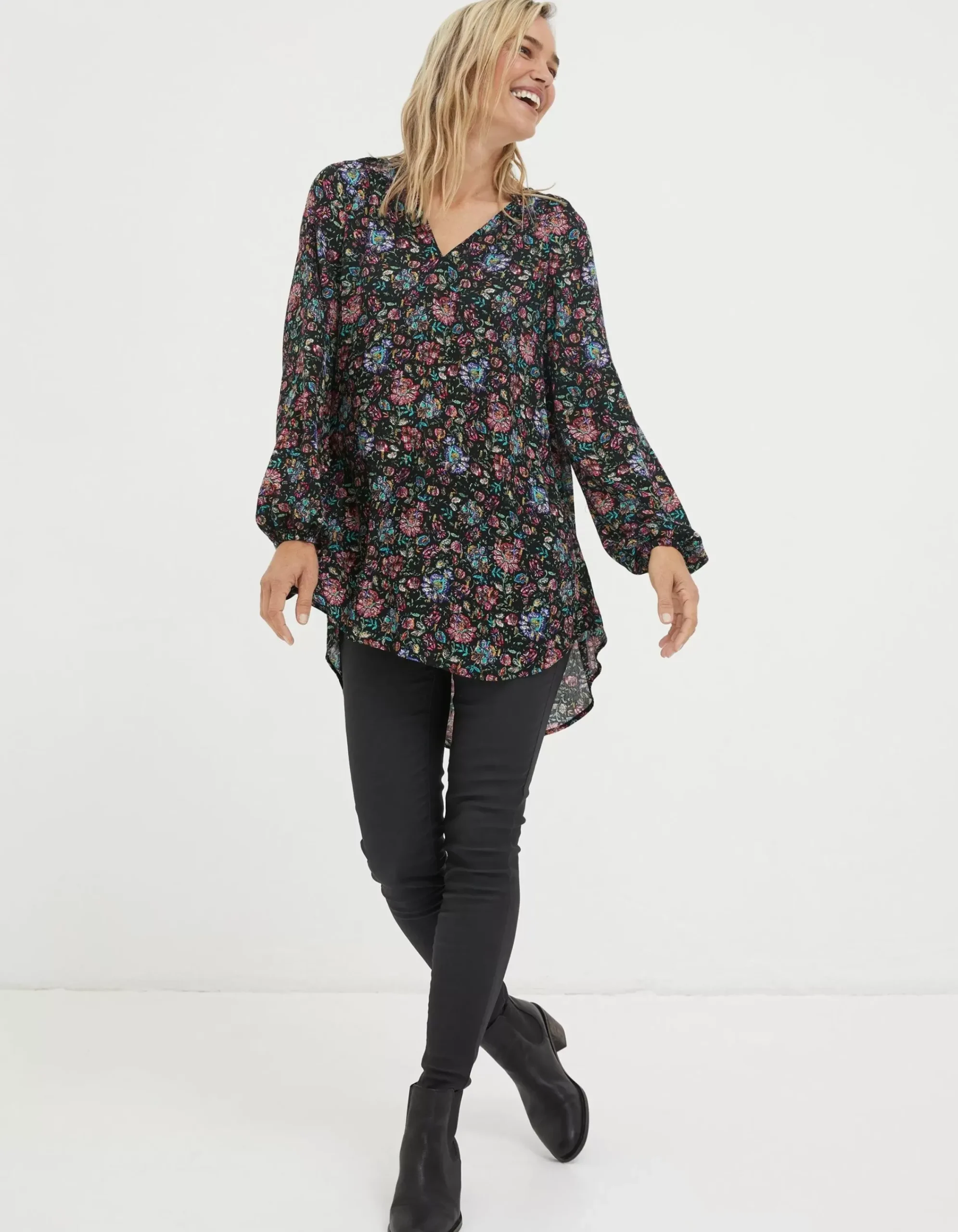 Women FatFace View All|Faye Floral Tunic