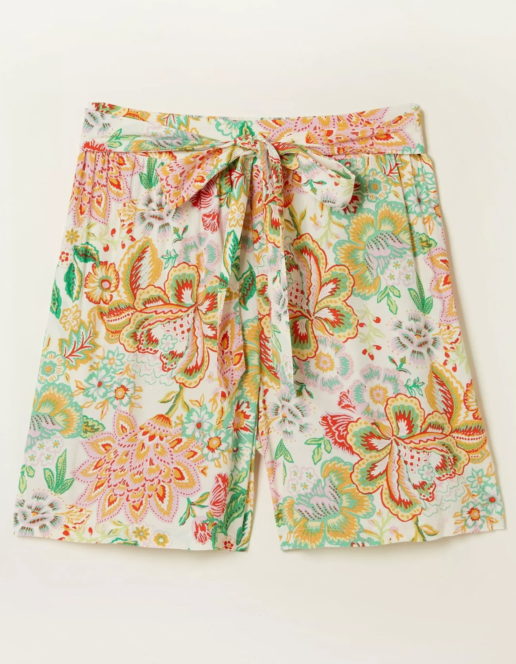 Women FatFace Shorts|Faye Paradise Floral Shorts
