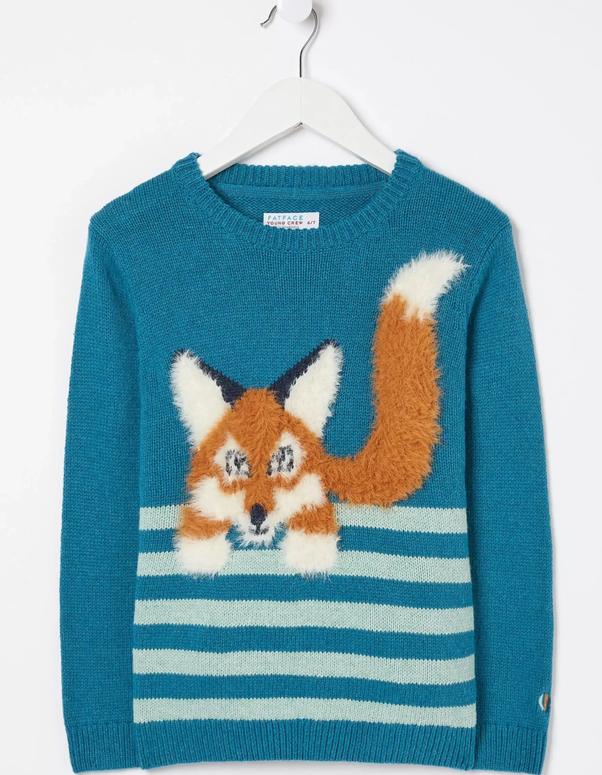 Girls FatFace View All|Felicity Fox Knitted Jumper