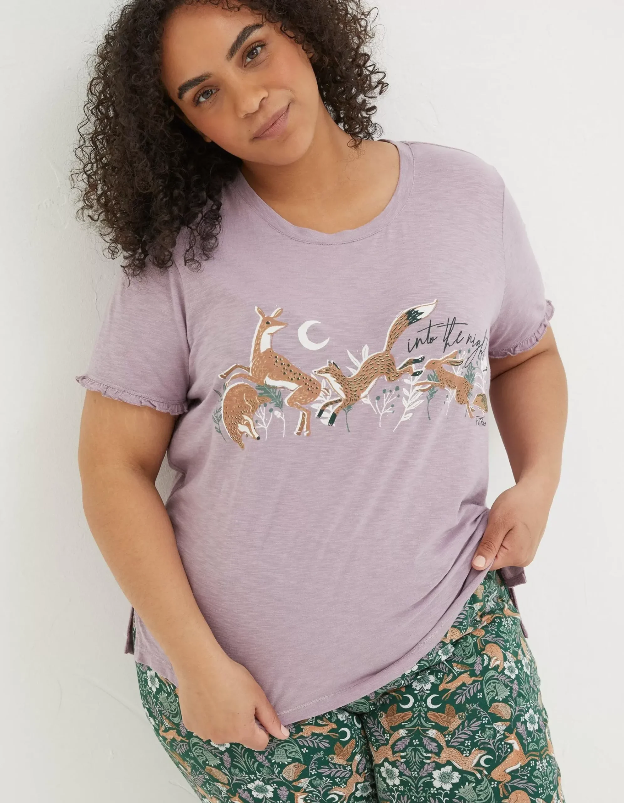 Women FatFace Nightwear & Loungewear|Felicity Fox Tee
