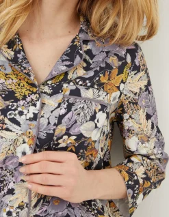 Women FatFace Nightwear & Loungewear|Fern Floral Short Pyjama Set