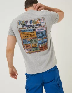Men FatFace T-Shirts|Festival Graphic T-Shirt