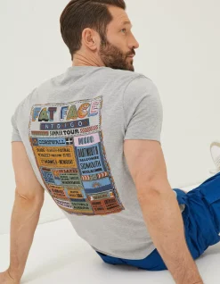 Men FatFace T-Shirts|Festival Graphic T-Shirt