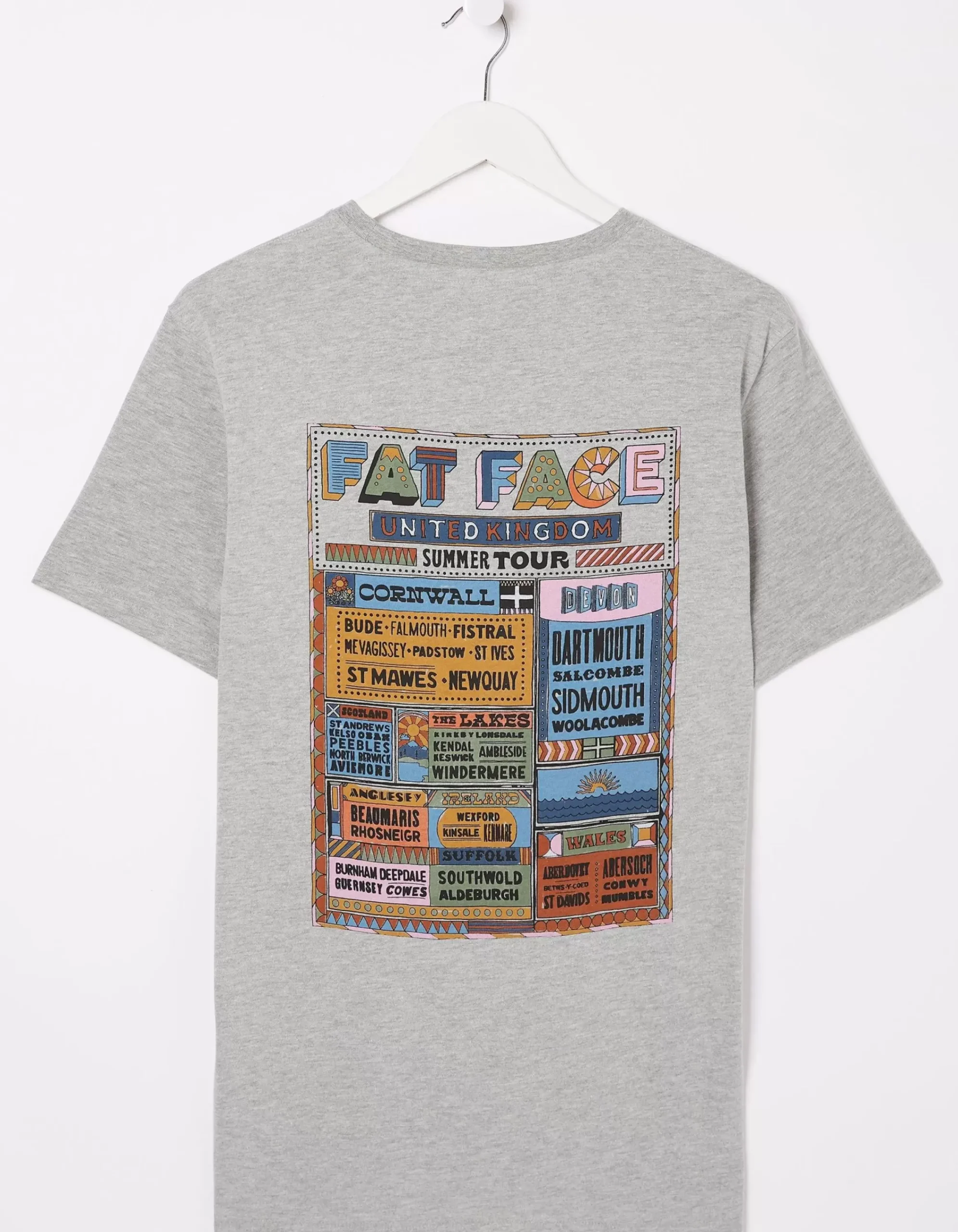 Men FatFace T-Shirts|Festival Graphic T-Shirt