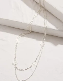 Women FatFace View All|Filagree Disc Necklace