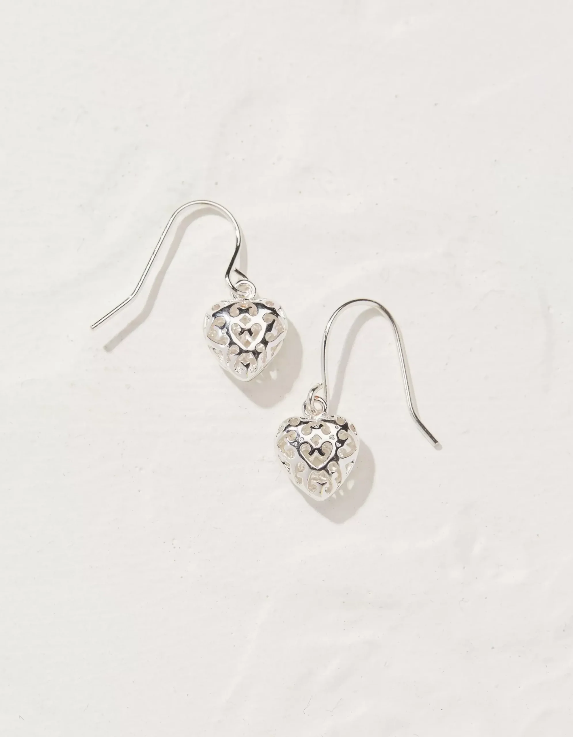 Women FatFace View All|Filagree Heart Earrings
