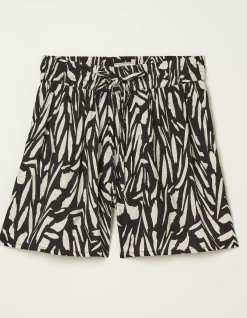 Women FatFace Shorts|Fiona Paint Stroke Shorts