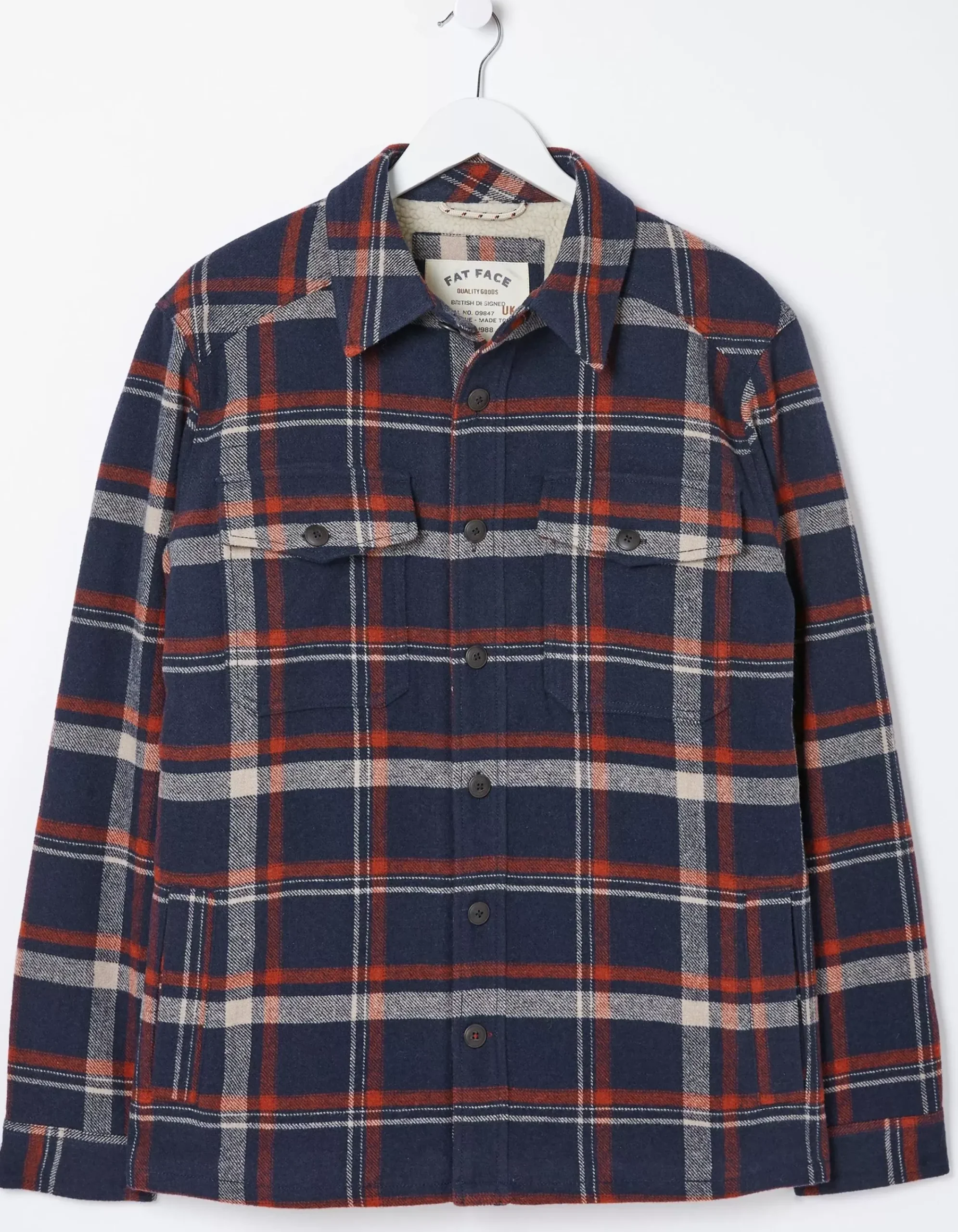 Men FatFace View All|Fjord Check Overshirt