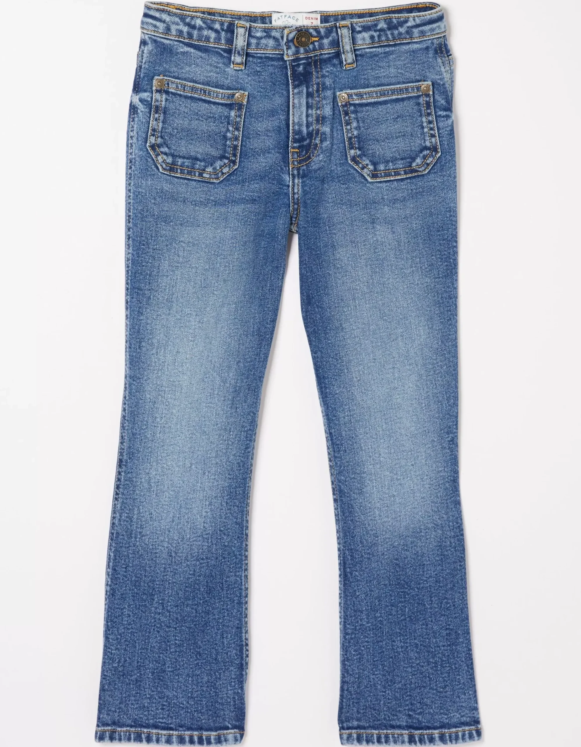 Girls FatFace Dungarees, Jeans & Leggings|Flared Denim Jeans