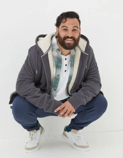 Men FatFace View All|Fleece Lined Hoodie
