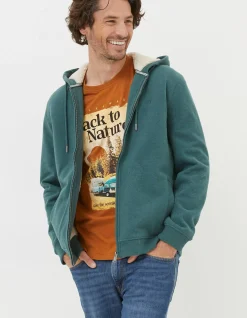 Men FatFace View All|Fleece Lined Hoodie