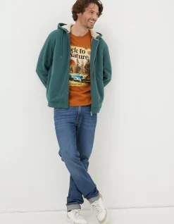 Men FatFace View All|Fleece Lined Hoodie