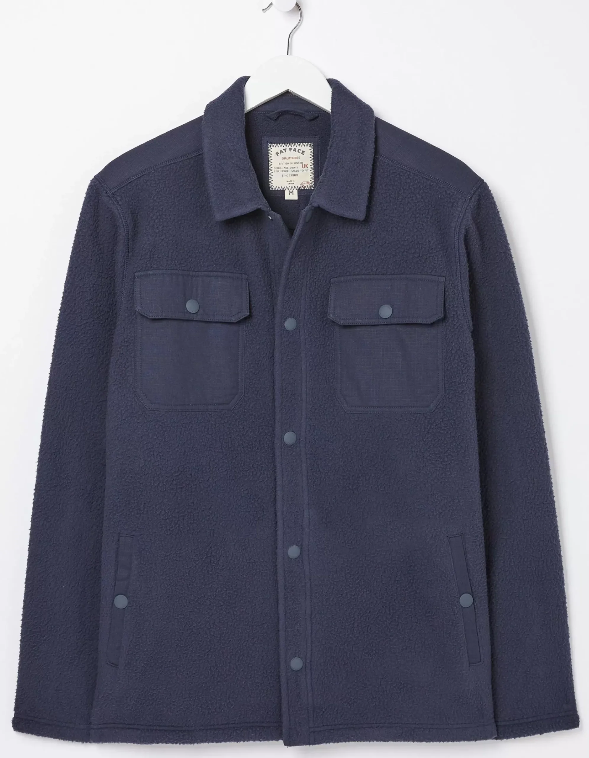 Men FatFace View All|Fleece Overshirt
