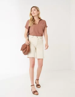 Women FatFace Shorts|Fleet Bermuda Shorts