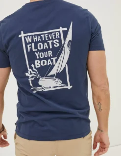 Men FatFace T-Shirts|Float Your Boat T-Shirt
