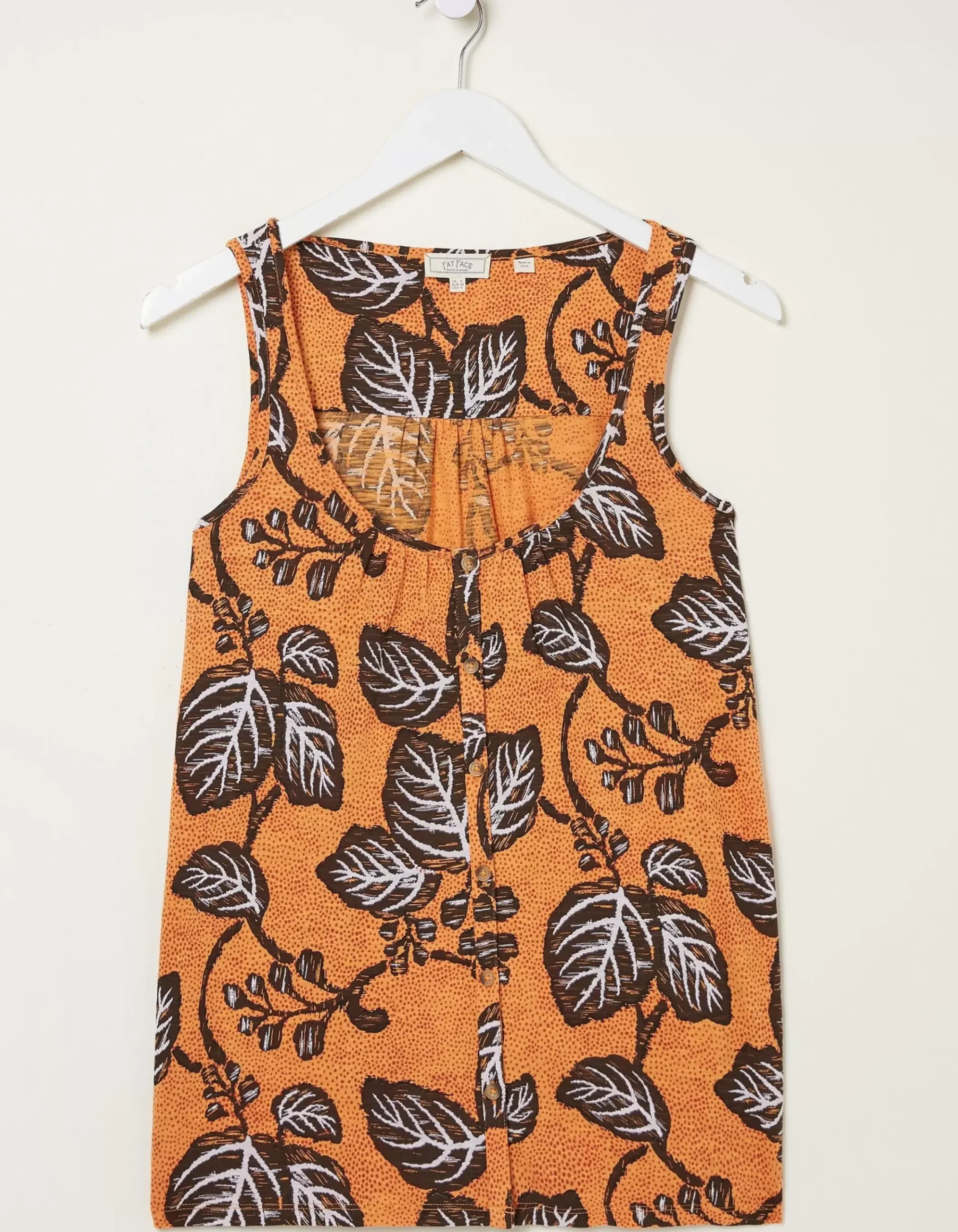 Women FatFace Tops & T-Shirts|Flora Vine Floral Vest