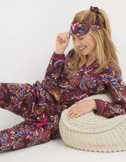 Women FatFace View All|Floral Print Pyjamas Gift Box Set