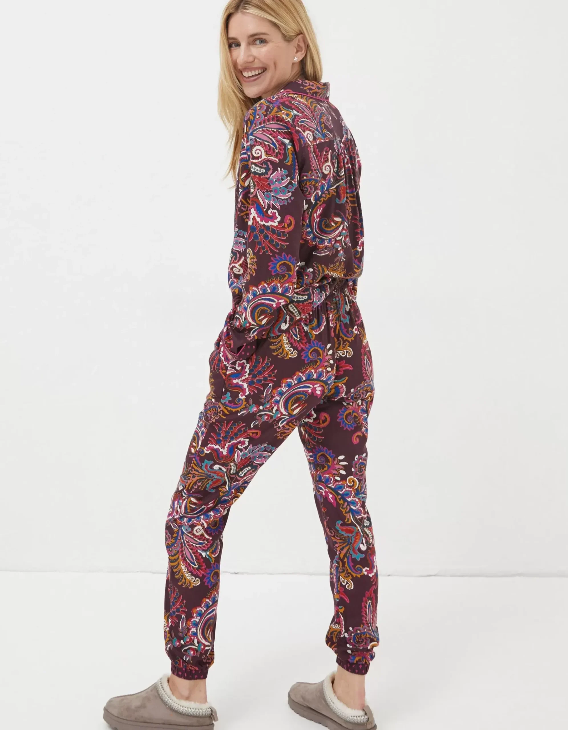 Women FatFace View All|Floral Print Pyjamas Gift Box Set