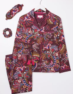 Women FatFace View All|Floral Print Pyjamas Gift Box Set