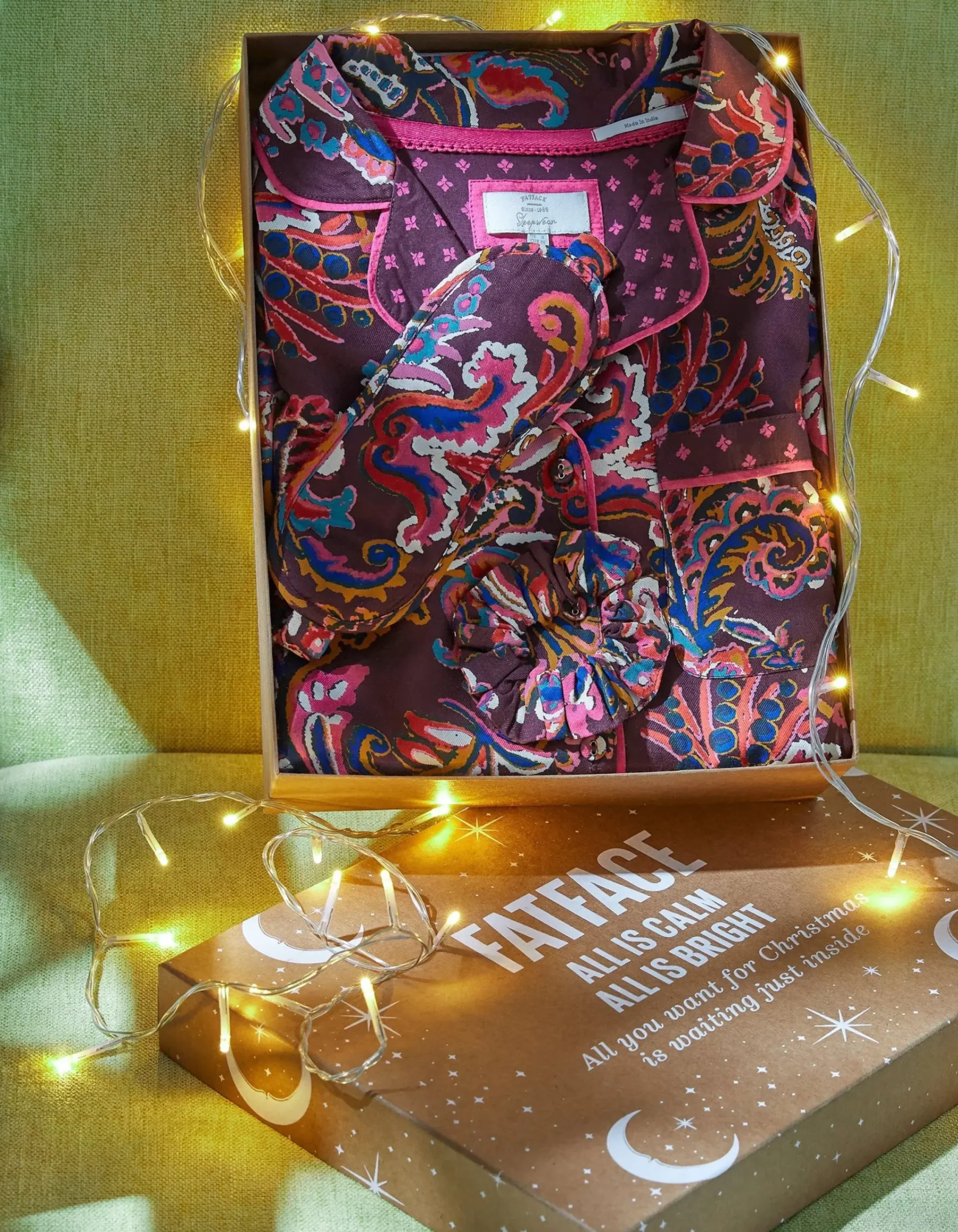 Women FatFace View All|Floral Print Pyjamas Gift Box Set